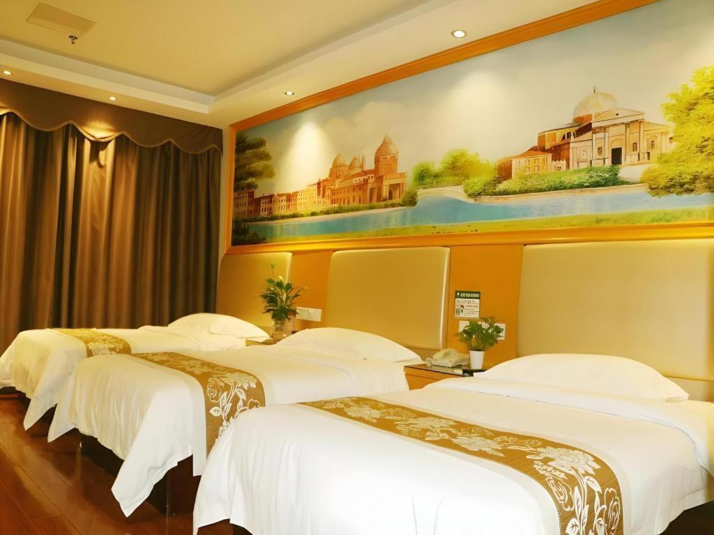 Greentree Inn Guangzhou Panyu Chimelong Happy World Business Hotel Buitenkant foto