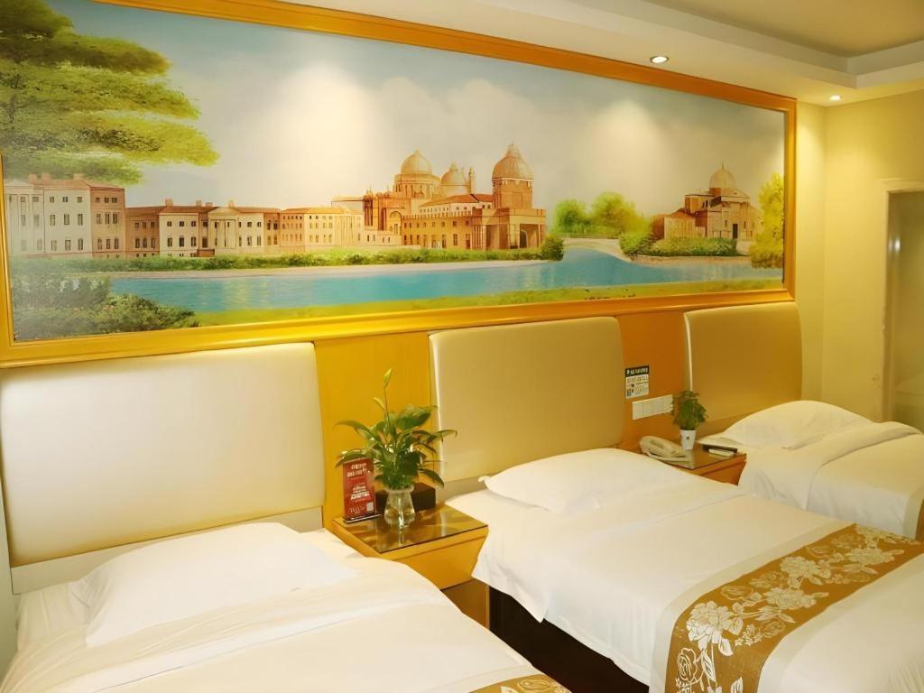 Greentree Inn Guangzhou Panyu Chimelong Happy World Business Hotel Buitenkant foto