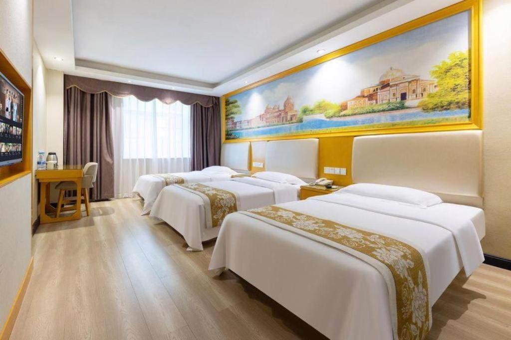 Greentree Inn Guangzhou Panyu Chimelong Happy World Business Hotel Buitenkant foto